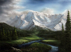 mountain painting kevin hill