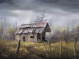 How to paint a barn in oil