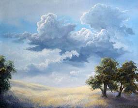 storm in the prairie oil Painting