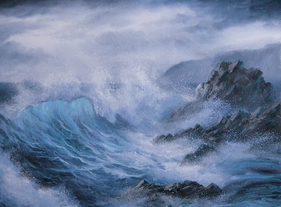 seascape oil Painting