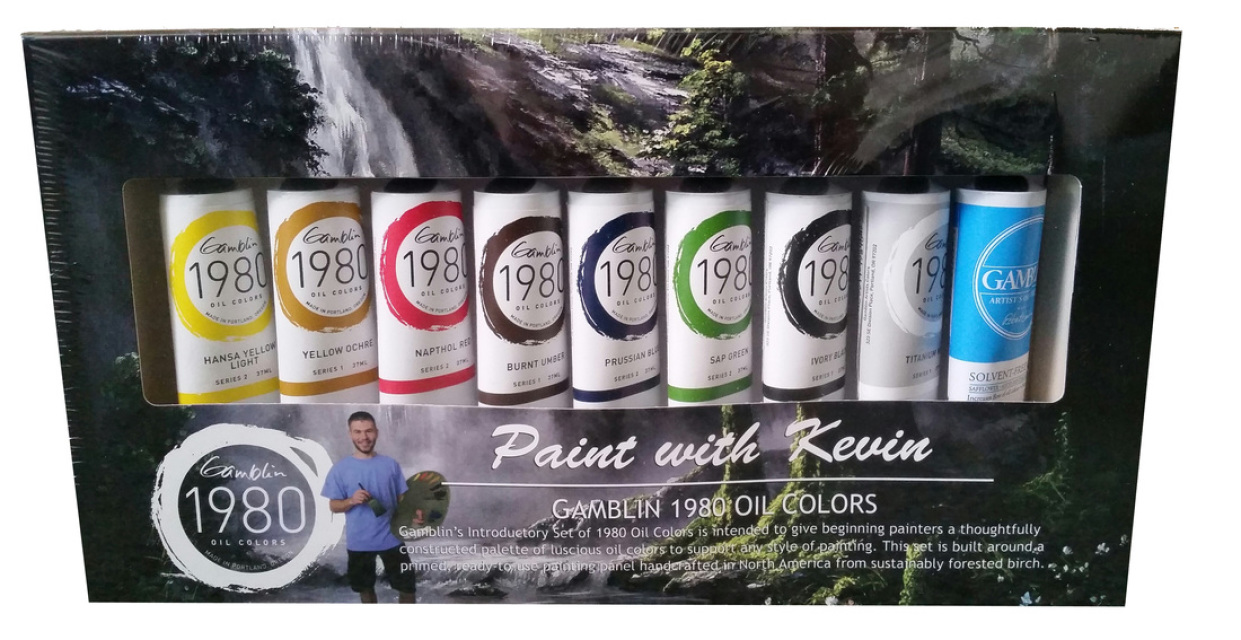 Paint with Kevin - Gamblin Oil Color set