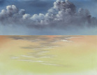 Cloud painting in oil