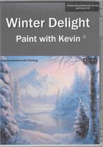 Acrylic snowy winter painting lesson