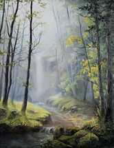 The Misty Creek Painting