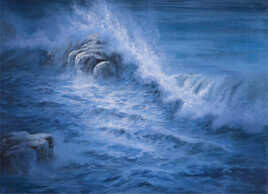 Storm on the Ocean Painting
