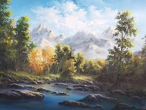 lake painting