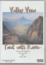valley cliffs landscape painting