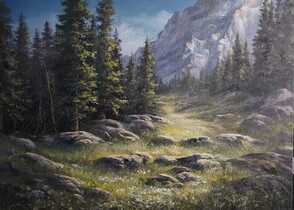 Vast Meadow Painting