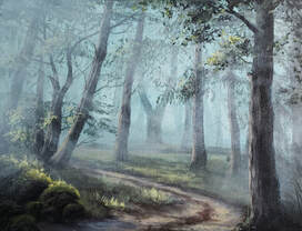 Winding Path Painting